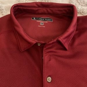 Pebble Beach performance golf shirt